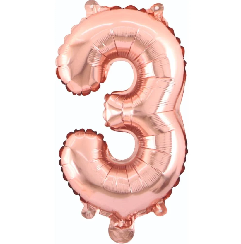 Folyo Balon Rose Gold 3 34 İnç 76 Cm